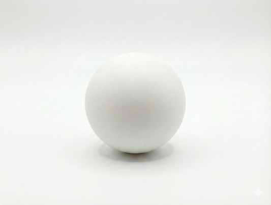WHITE RUBBER BALL
