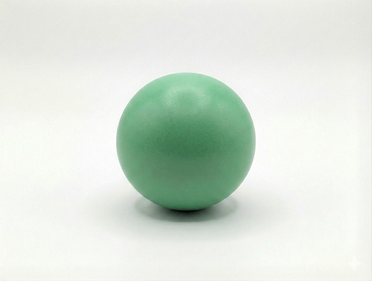 LIGHT GREEN RUBBER BALL