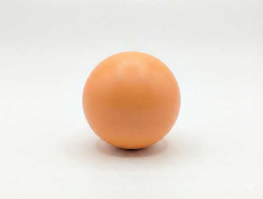 ORANGE RUBBER BALL