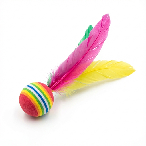 1 Multicolored Shuttlecock (LARGE)