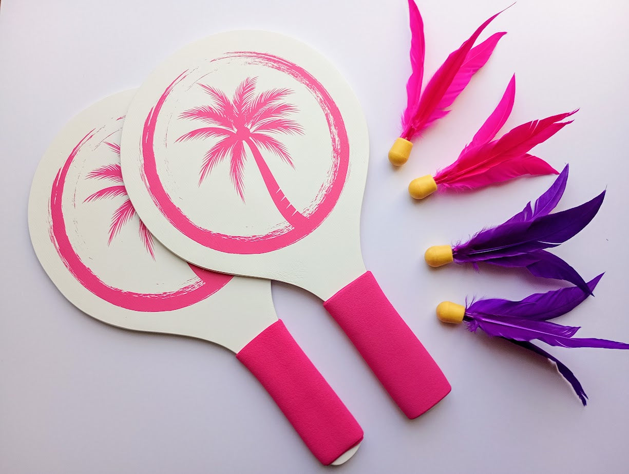 BAT SET - PALM SUNSET PINK