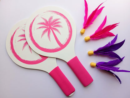 BAT SET - PALM SUNSET PINK