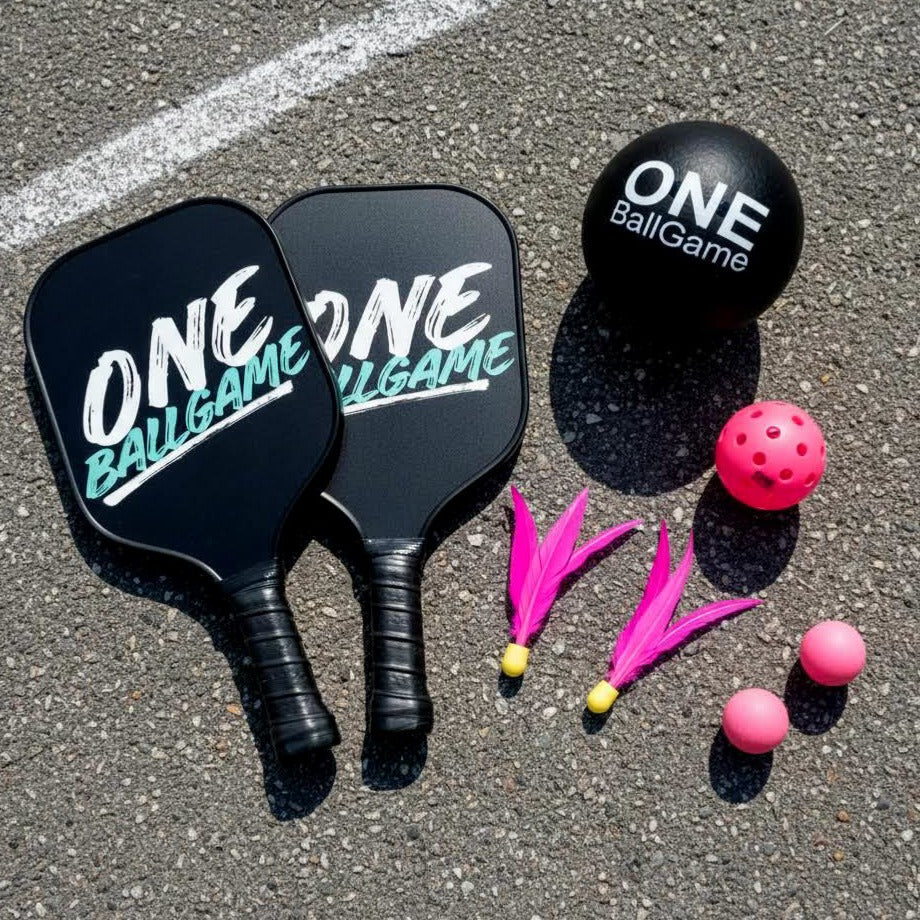 ONE BALLGAME pink bolde-sæt