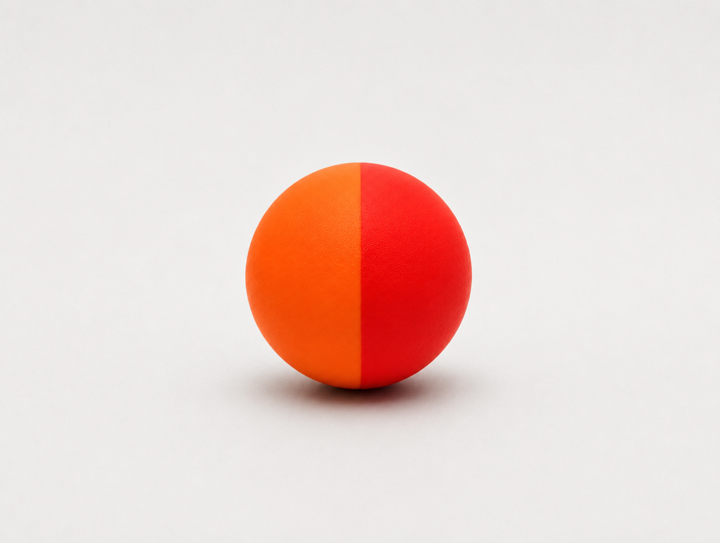 NYHED! ORANGE / RØD GUMMIBOLD