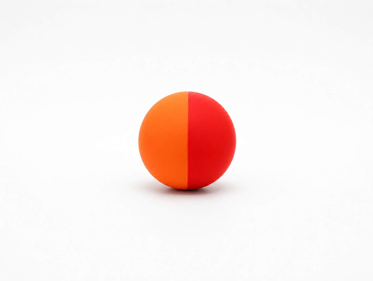 NYHED! ORANGE / RØD GUMMIBOLD