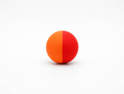 NYHED! ORANGE / RØD GUMMIBOLD