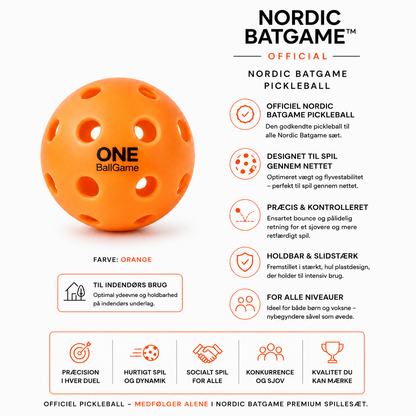 NBG Pickleball Orange Indoor (1 stk)
